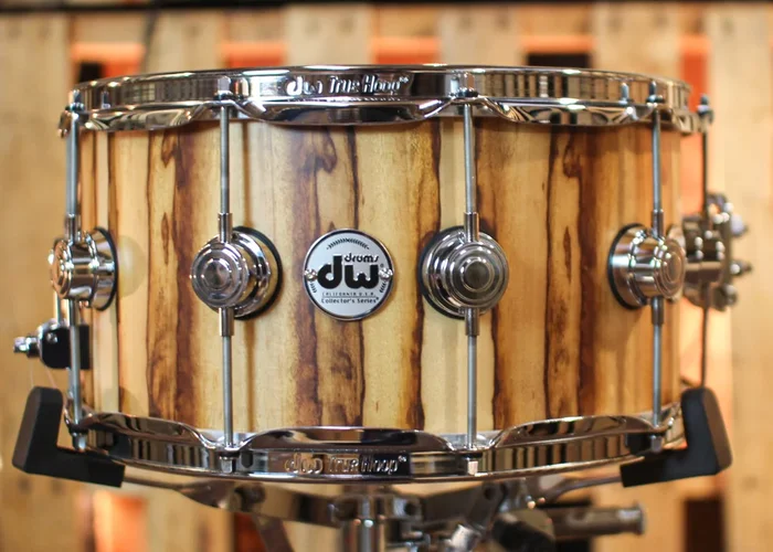 DW 7×14 Collector’s Cherry/Spruce African Chen Chen Snare Drum – SO#1344617