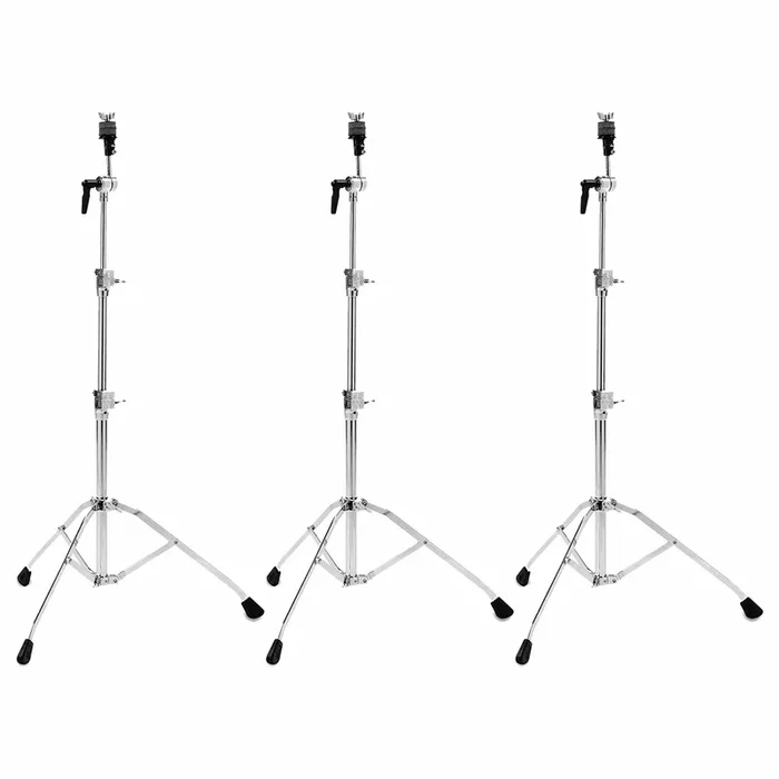 DW 7710 Single Braced Straight Cymbal Stand (3 Pack Bundle)