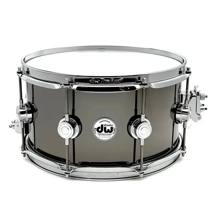 DW Collectors Black Nickel Over Brass Snare Drum 13×7 Chrome Hardware