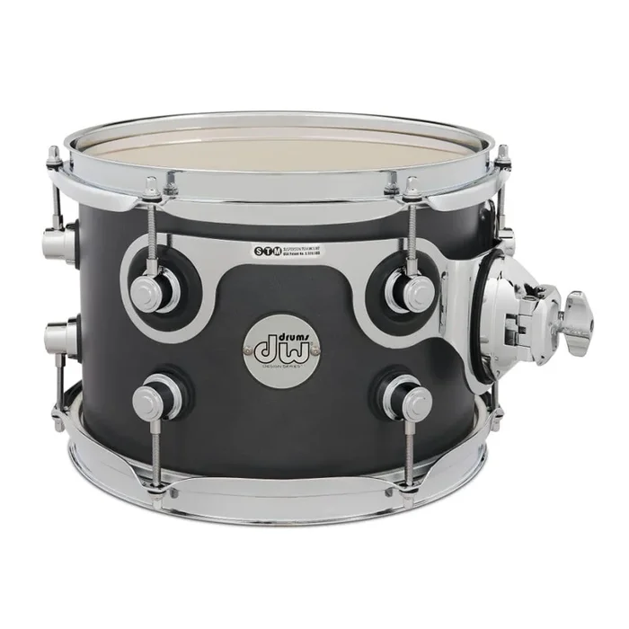 DW Design 10×7 Tom Satin Iron Metallic
