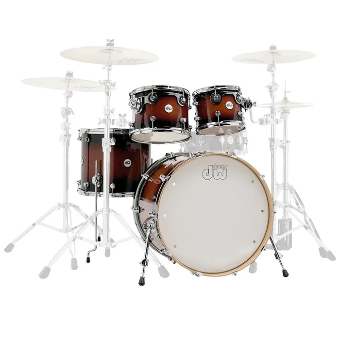 DW Design Series 4-Piece Shell Pack – Tobacco Burst