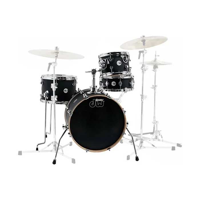 DW Design Series Mini-Pro 4-Piece Shell Pack – Satin Black