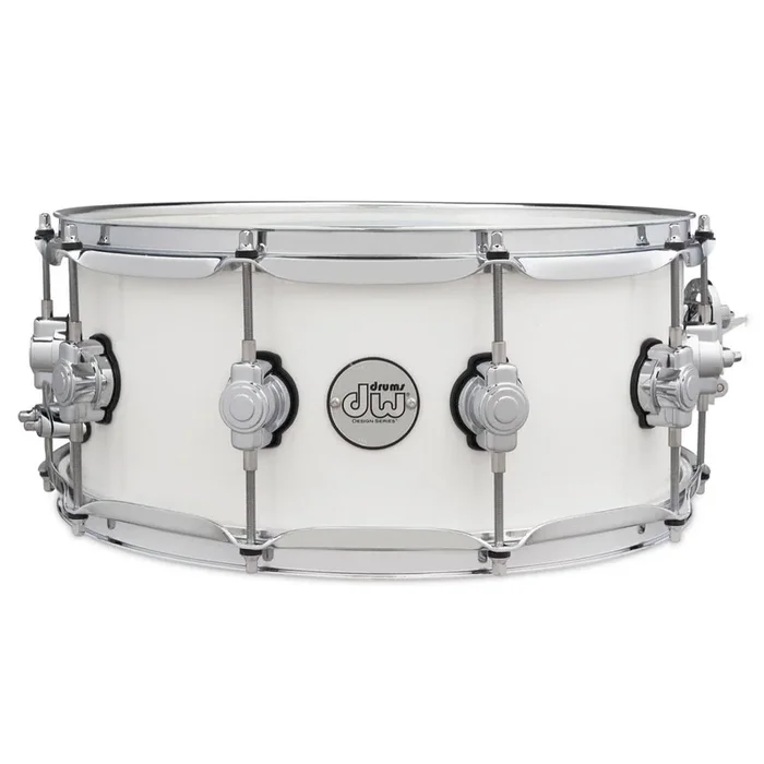 DW Design Snare Drum 14×6 Gloss White