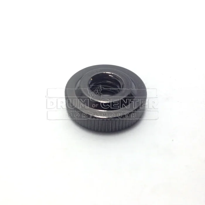 DW DRSP2215 Knurled Bass Drum Spur Nut, Black Nickel