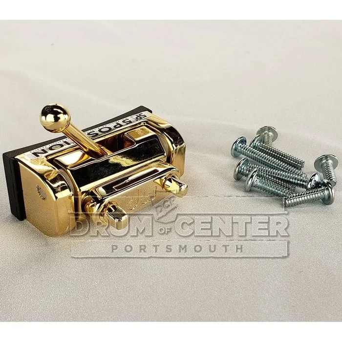 DW DRSP5PGD 5 Position Butt Plate, Gold