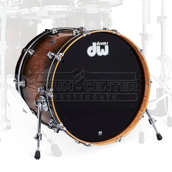 DW DWe Electronic/Acoustic Bass Drum 22×16 Curly Maple Burst