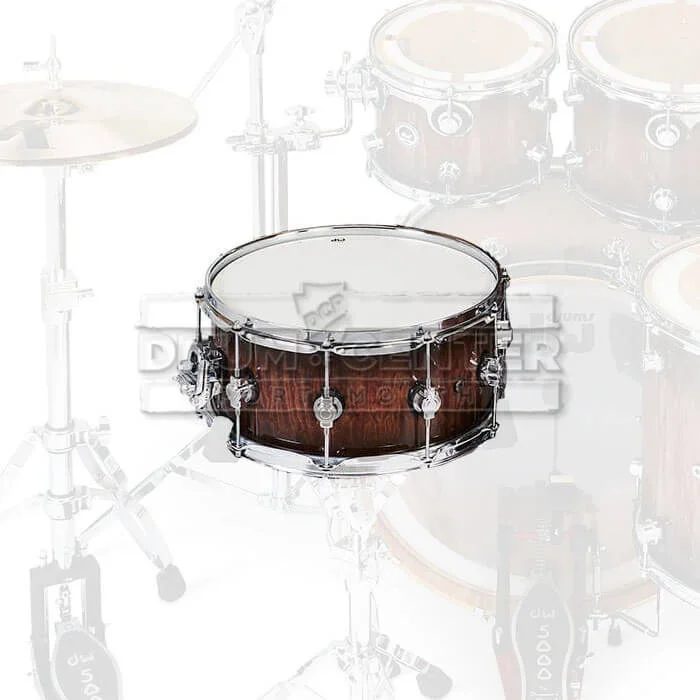 DW DWe Electronic/Acoustic Snare Drum 14×6.5 Curly Maple Burst