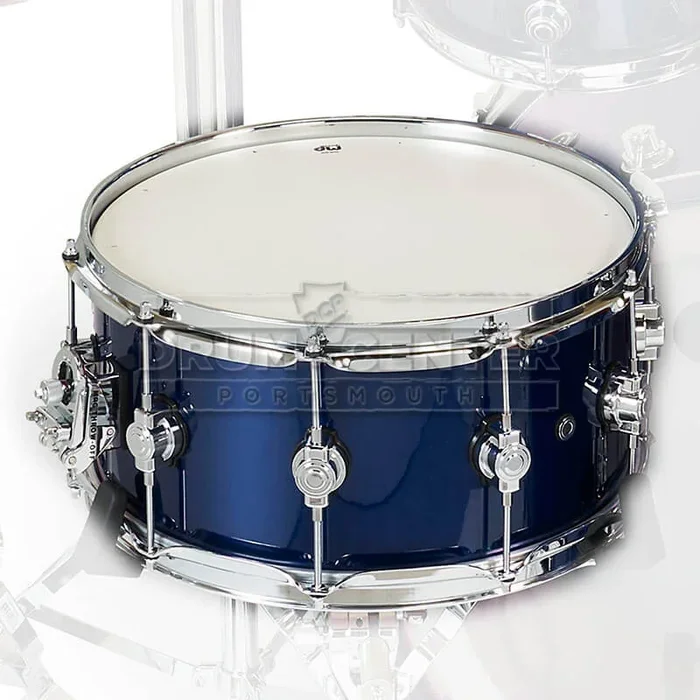 DW DWe Electronic/Acoustic Snare Drum 14×6.5 Midnight Blue Metallic