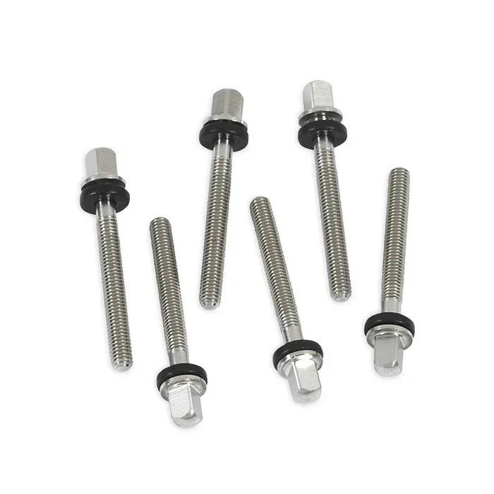 DW DWSM165C True Pitch Chrome Tension Rod – .8″ x 1.65″ (6 Pack)