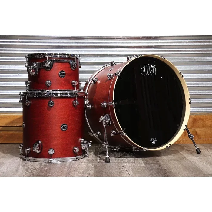 DW Performance 3pc Drum Set 24×18/13×9/16×14 Satin Tobacco