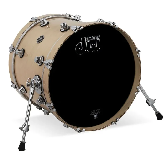 DW Performance Bass Drum 18×14 Natural Lacquer