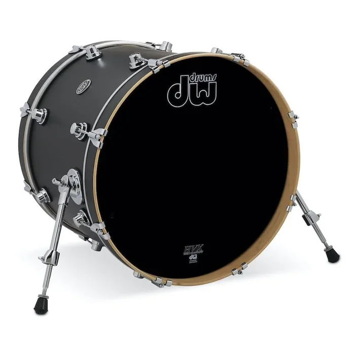 DW Performance Bass Drum 20×16 Hard Satin Charcoal Metallic