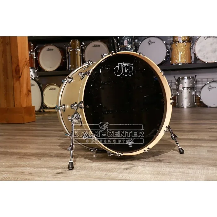 DW Performance Bass Drum 22×14 Hard Satin Gold Mist