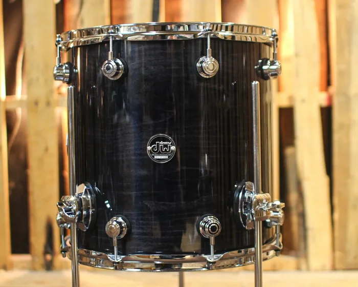 DW Performance Ebony Stain Floor Tom – 14×14