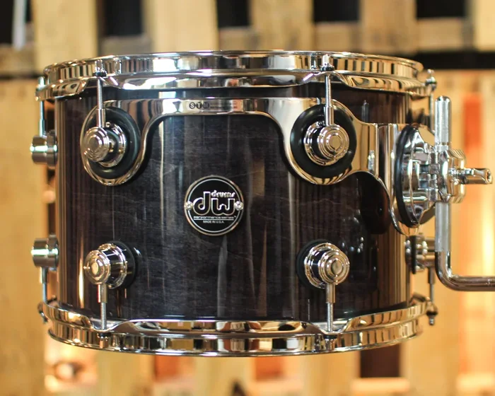 DW Performance Ebony Stain Rack Tom – 8×12