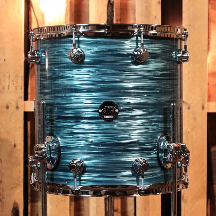 DW Performance Turquoise Oyster Floor Tom – 14×14