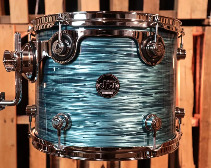 DW Performance Turquoise Oyster Rack Tom – 10×13