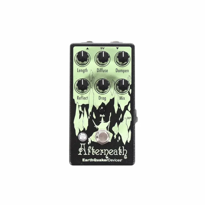Earthquaker Devices Afterneath V3 Enhanced Otherworldly Reverberation Machine Lime Green