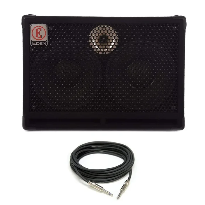 Eden 2×10 4 Ohm Cab w/Tweeter Speaker Cable Bundle