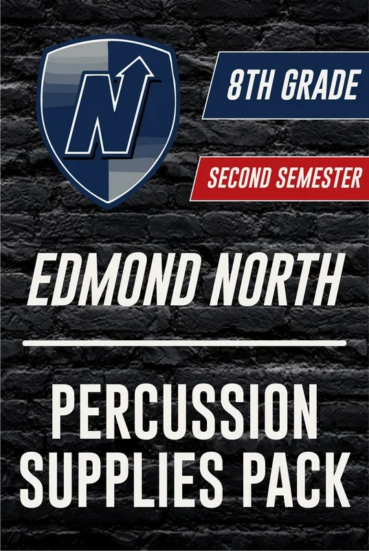 Edmond North Eighth Grade Second Semester Percussion Supplies Pack
