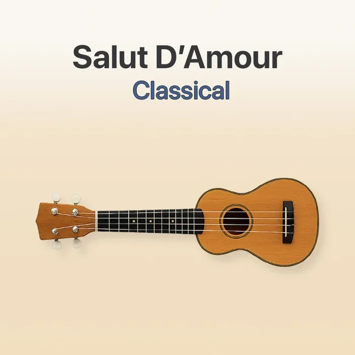Edward Elgar Salut d’Amour – Ukulele Tab