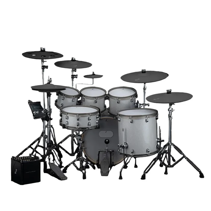 EFNOTE PRO 704 Traditional Electronic Drum Set White Sparkle
