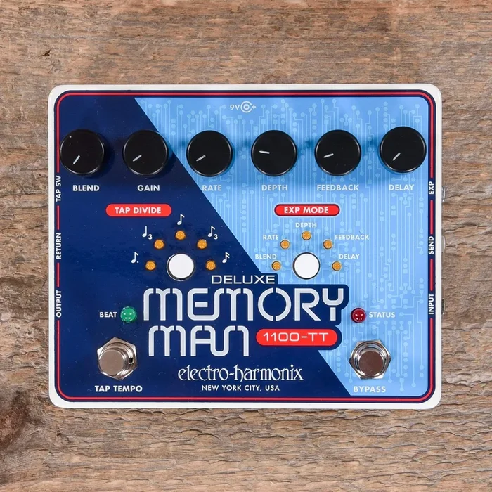 Electro-Harmonix Deluxe Memory Man with Tap Tempo 1100ms