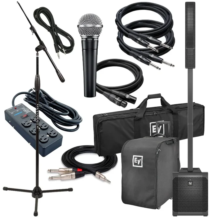 Electro-Voice Evolve 30M Portable Column System – Black STAGE RIG