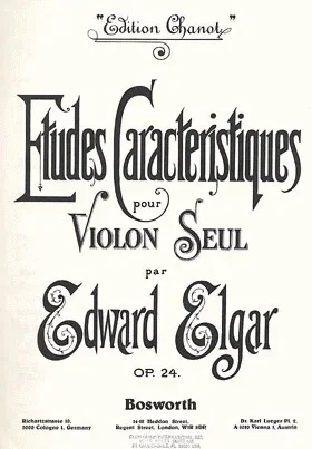 Elgar, E.: Etudes Caracteristiques Op. 24 (violin)