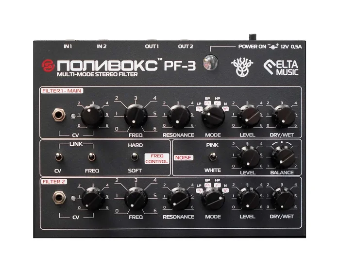 ELTA Music PF-3 POLIVOX Stereo Filter – Grey