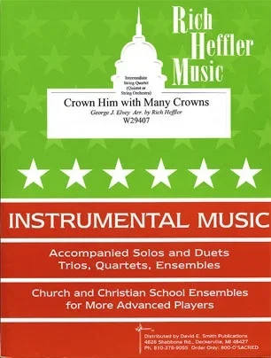 Elvey, George (Heffler): Crown Him with Many Crowns (string quartet)