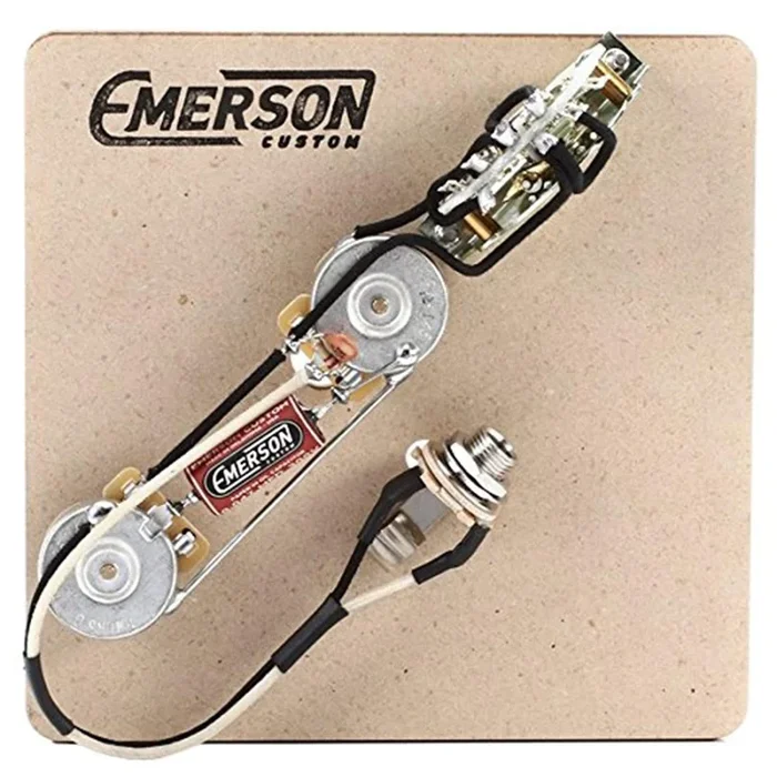 Emerson Custom Prewired Kit for Tele 4-Way (250K Ohm Pots & 0.047Uf Capacitor)
