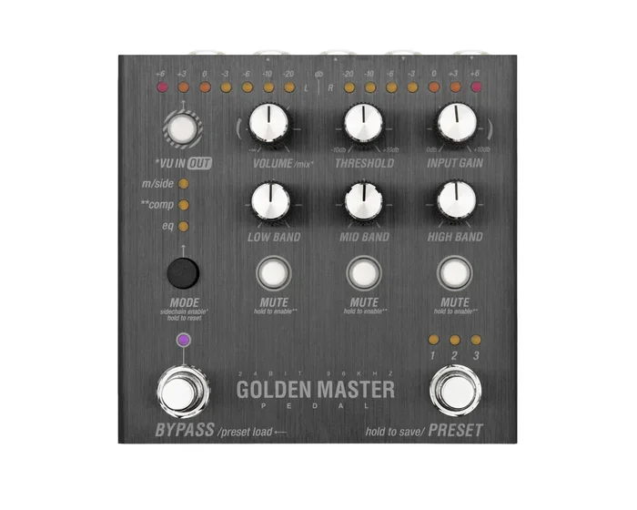 Endorphin.es Golden Master Pedal Multi-Dimensional Effects Processor – Black