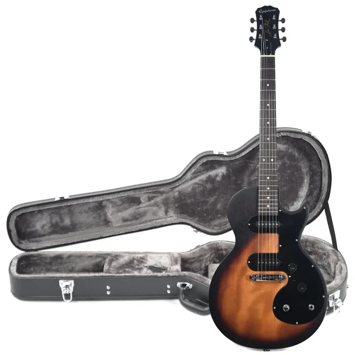 Epiphone LP SL Vintage Sunburst and Epiphone Hardshell Case Bundle