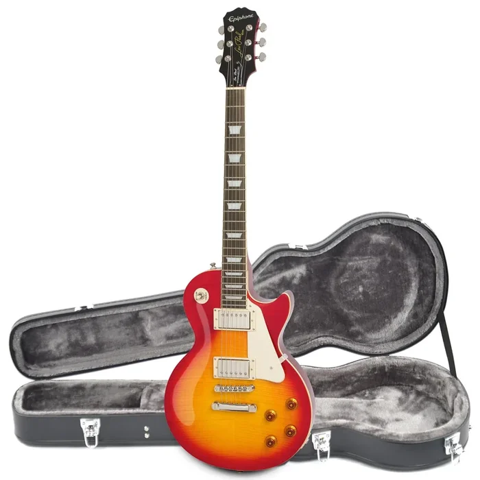 Epiphone LP Standard Plus Top Pro Heritage Cherry Sunburst NH w/Probuckers & Coil-Tap w/Hardshell Case