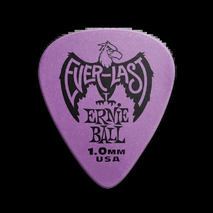 Ernie Ball 1.00mm Purple Everlast Guitar Pick – Each