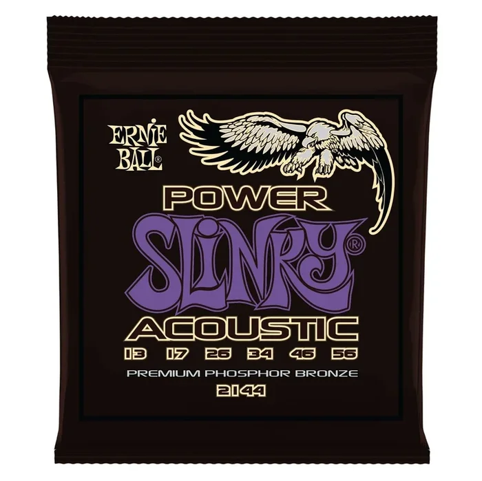 Ernie Ball 2144 Power Slinky Acoustic Guitar Strings