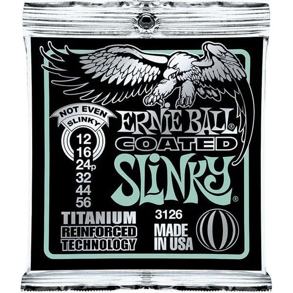 Ernie Ball 3126 Guitar Strings Coated Electric Not Even Slinky