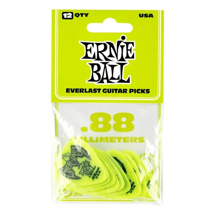 Ernie Ball .88mm Everlast Picks 12-Pack