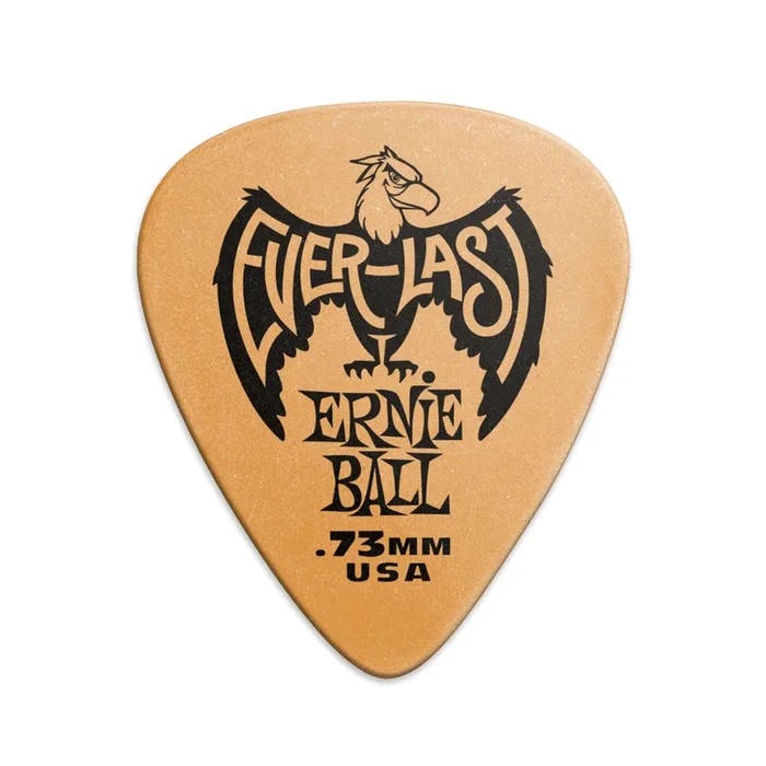Ernie Ball Everlast Picks – 0.73mm Orange – 12 Pack