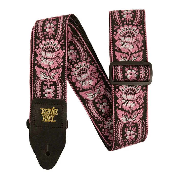 Ernie Ball Jacquard Strap – Pink Orleans
