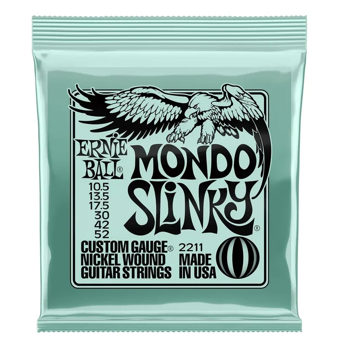Ernie Ball Mondo Slinky Nickel Wound Electric Guitar Strings 10.5 – 52 Gauge