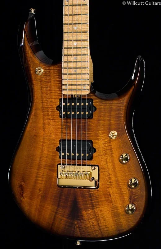 Ernie Ball Music Man Premier Dealer John Petrucci Figured Koa Top Vintage Tobacco Burst (686)