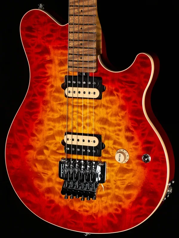 Ernie Ball Music Man Willcutt Limited Axis Lava Burst Quilt Floyd Rose (229)