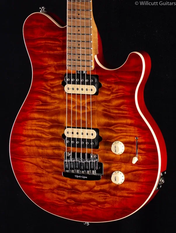 Ernie Ball Music Man Willcutt Limited Axis Super Sport HH Lava Burst Quilt