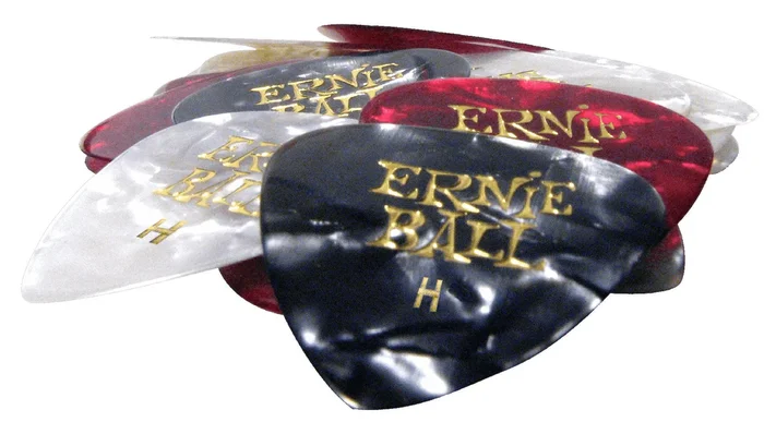 Ernie Ball P09168 Púas de guitarra pesadas de perla – Cada una
