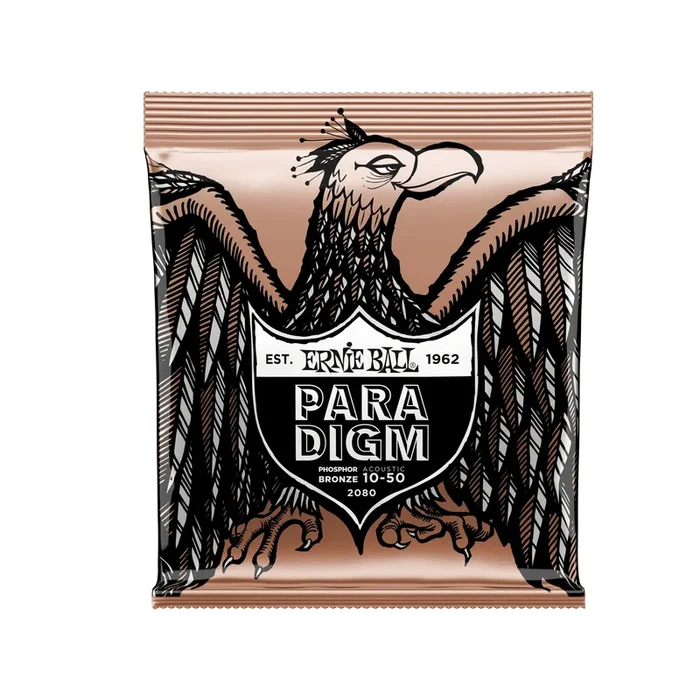 Ernie Ball Paradigm Extra Light Phosphor Bronze Acoustic Guitar Strings – 10-50