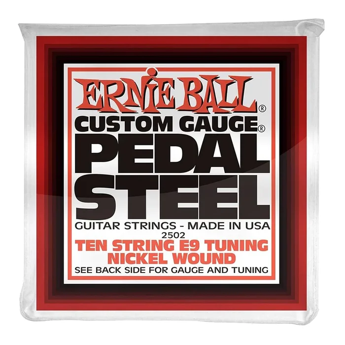 Ernie Ball Pedal Steel 10-String E9 Tuning Nickel Wound Electric Guitar Strings 13-38