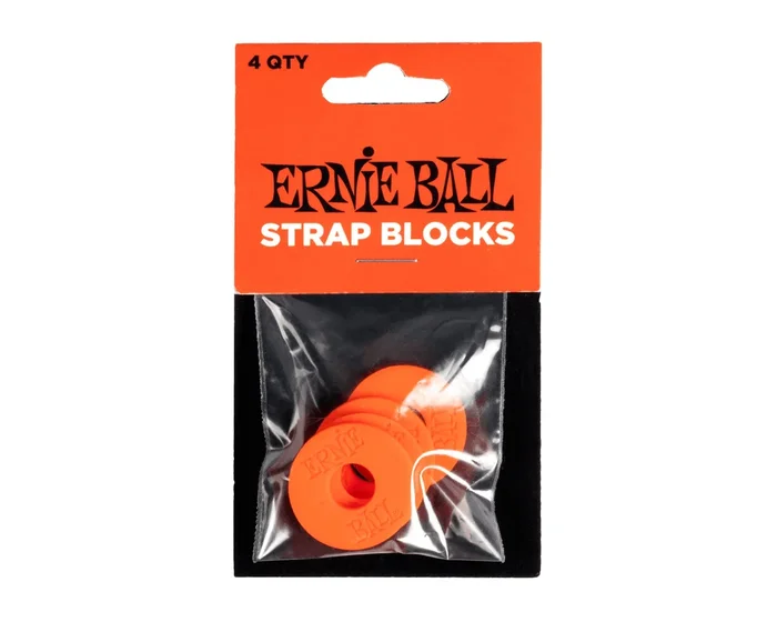Ernie Ball Strap Blocks – Red