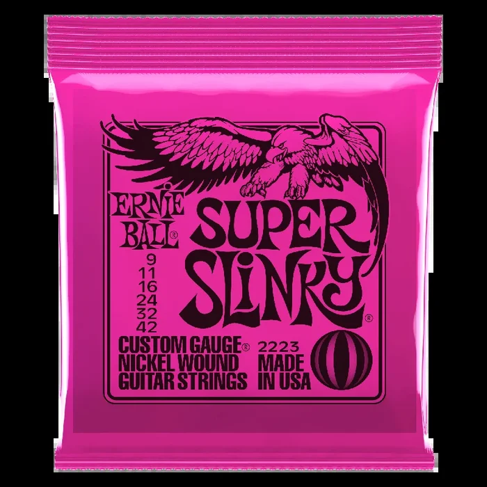 Ernie Ball Super Slinky Nickel Wound Electric Guitar Strings